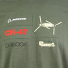Boeing CH-47 Chinook Tech Line Unisex T-Shirt