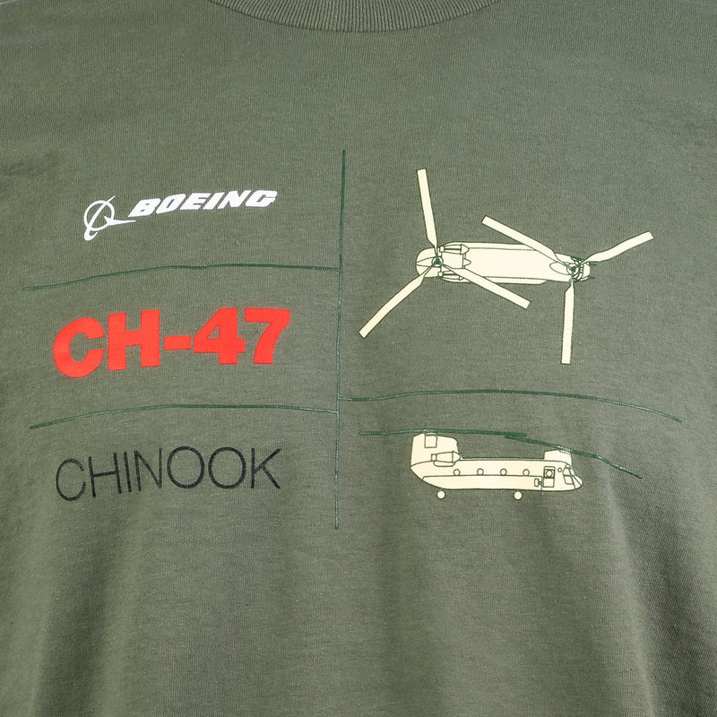 Boeing CH-47 Chinook Tech Line Unisex T-Shirt