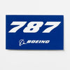 Boeing Blue Sticker