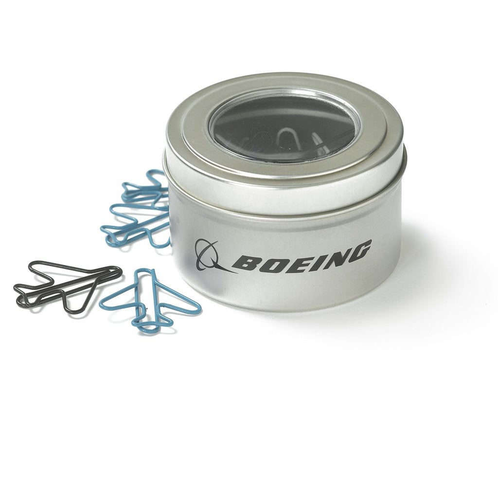 Boeing Airplane Shaped Paperclips