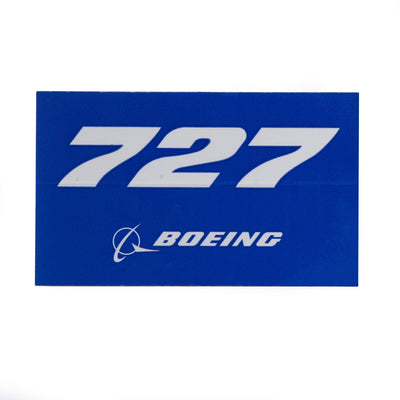 Boeing Blue Sticker