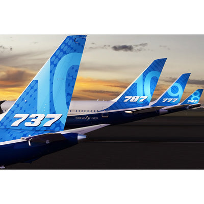 *New* Boeing Unified 787-10 Dreamliner Plastic 1:200 Model