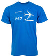 Boeing Tech Line  747 T-Shirt (Unisex)
