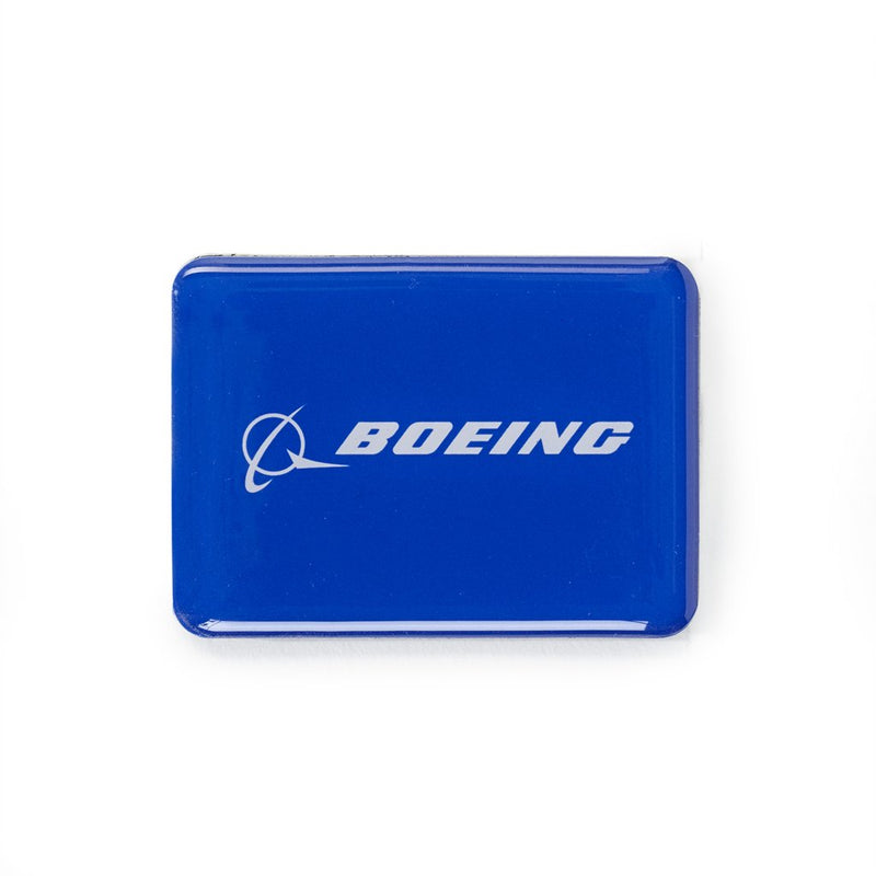 Boeing Logo Metallic Blue Magnet