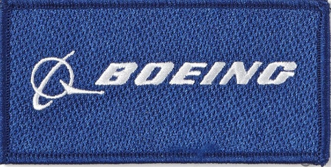 Boeing Logo Embroidered Patch