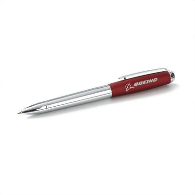 Boeing Luxe Matte Chrome Ballpoint Pen