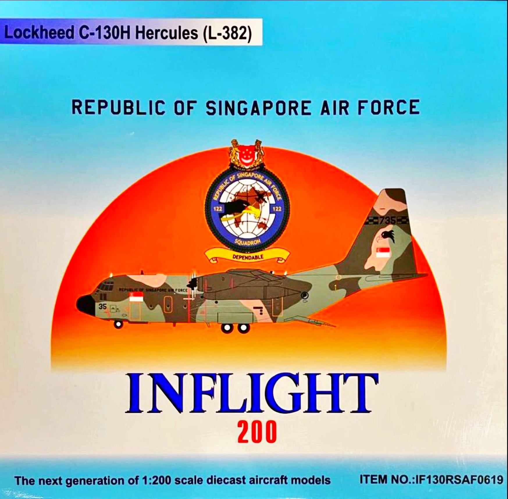 Republic of Singapore Air Force (RSAF): Lockheed C-130H '735'  [1:200]