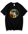 NASA Rainbow Shuttle Black T-Shirt
