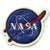 NASA Woven Patch   Red Canoe
