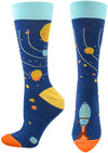 Seorsok Outer Space Novelty Crew Socks