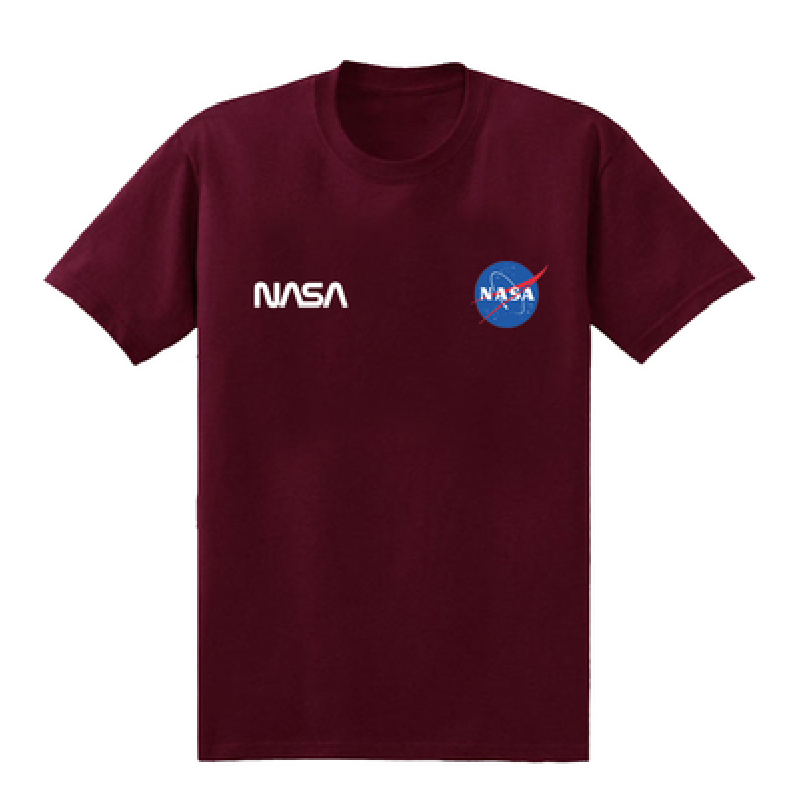 NASA Chest Print T-Shirt