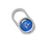 Keychain - Boeing Symbol Padlock